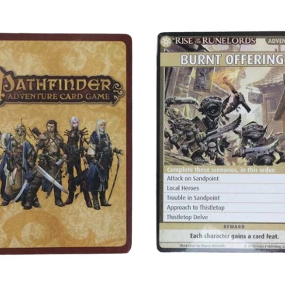 Rise of the Runelords Deck #1 - Burnt Offerings Pathfinders Adventure Card Game - Picture 2 of 5